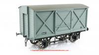 K7010L Kernow Models LSWR Diag 1410 Covered Van - BR Grey S44071